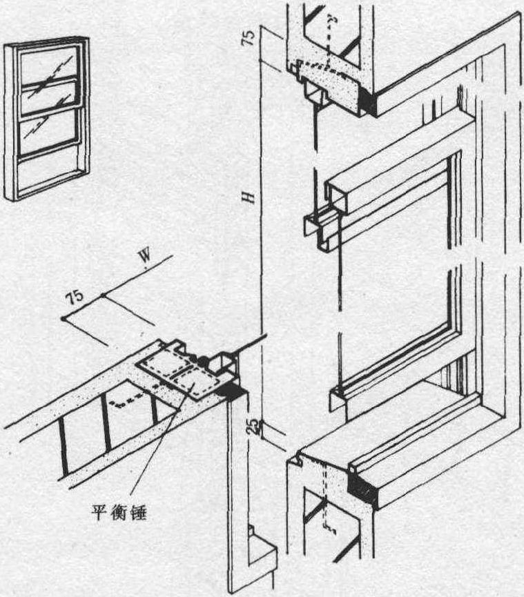 上下推拉窗